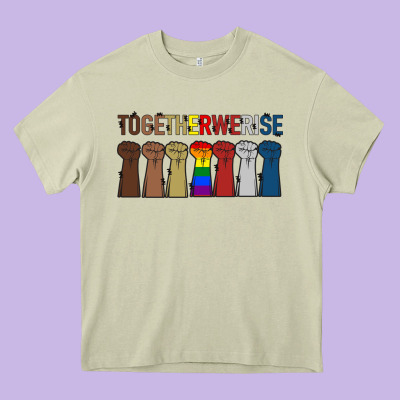 Togetherwerise Heavy Core Tee Designed By Bettercallsaul