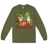 Army Green current mood christmas Long Sleeve Tee - OliviaCreatesArt