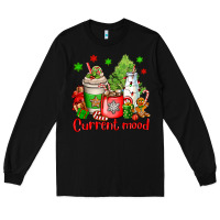Black current mood christmas Long Sleeve Tee - OliviaCreatesArt