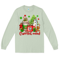 Matcha current mood christmas Long Sleeve Tee - OliviaCreatesArt