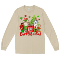 Mushroom current mood christmas Long Sleeve Tee - OliviaCreatesArt