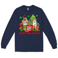 Navy current mood christmas Long Sleeve Tee - OliviaCreatesArt