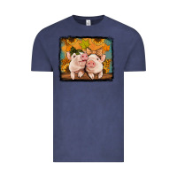 Vintage Denim fall pigs Vintage Tee - Jasminsmagicworld