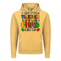 Vintage Mustard it takes a special teacher to hear what a child can't say Vintage Hoodie - OliviaCreatesArt