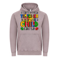 Vintage Zinc it takes a special teacher to hear what a child can't say Vintage Hoodie - OliviaCreatesArt