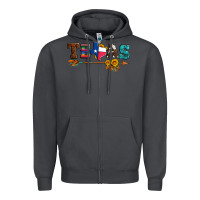 Smoke texas with arrow and sunflowers Zipper Hoodie - Artiststas