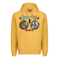 Mustard Jingle Bell Rockin Premium Hoodie - CowhideDigitalArt