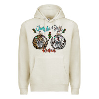 Oatmeal Heather Jingle Bell Rockin Premium Hoodie - CowhideDigitalArt