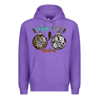 Purple Jingle Bell Rockin Premium Hoodie - CowhideDigitalArt