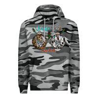 Slate Camo Jingle Bell Rockin Premium Hoodie - CowhideDigitalArt
