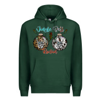 Sports Green Jingle Bell Rockin Premium Hoodie - CowhideDigitalArt