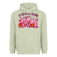 Matcha in october we wear pink ghosts Heavyweight Hoodie - AdoDesignShop