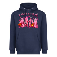 Navy in october we wear pink ghosts Heavyweight Hoodie - AdoDesignShop