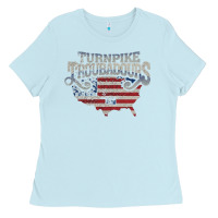 Baby Blue Turnpike Ladies Tee - longCreatives