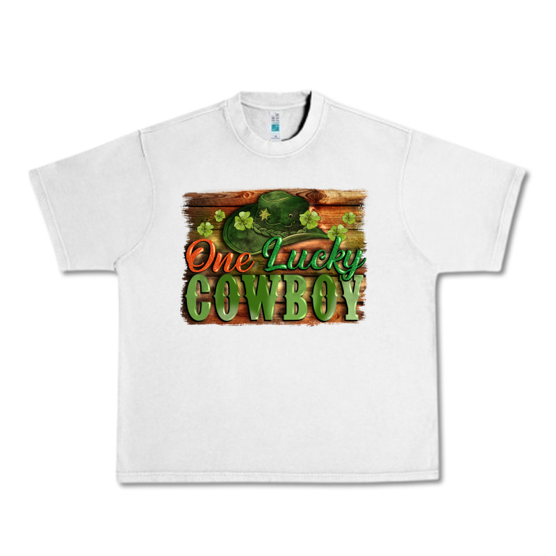 One Lucky Cowboy St. Patrick's Day Urban Heavy Tee by CowGirlArtShop | Teevron