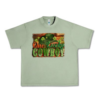 Oil Green One lucky Cowboy St. Patrick's Day Urban Heavy Tee - CowGirlArtShop