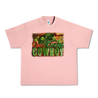 Salmon One lucky Cowboy St. Patrick's Day Urban Heavy Tee - CowGirlArtShop