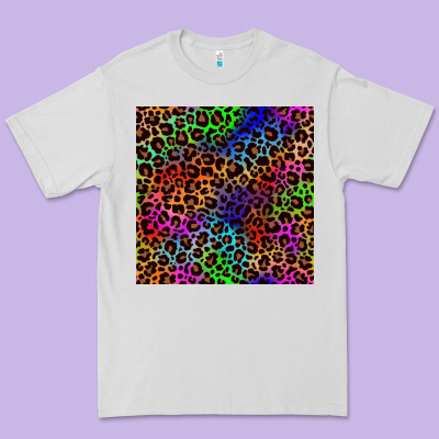 Pride Leopard Seamless Pattern Premium Tee Designed By Nancycooperartshop
