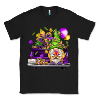 Black Mardi Gras gnome on the truck Classic Tee - HowdyJamesFarm
