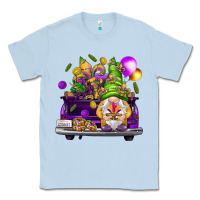 Dusty Blue Mardi Gras gnome on the truck Classic Tee - HowdyJamesFarm