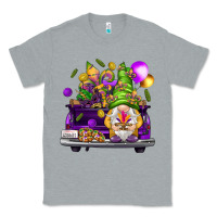 Heather Grey Mardi Gras gnome on the truck Classic Tee - HowdyJamesFarm