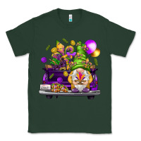 Sports Green Mardi Gras gnome on the truck Classic Tee - HowdyJamesFarm