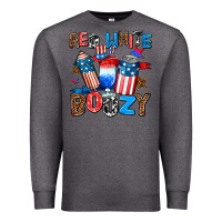 Charcoal Heather red white boozy Premium Sweatshirt - AdoDesignShop