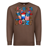 Chestnut red white boozy Premium Sweatshirt - AdoDesignShop