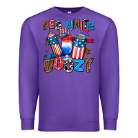Purple red white boozy Premium Sweatshirt - AdoDesignShop