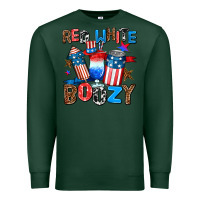 Sports Green red white boozy Premium Sweatshirt - AdoDesignShop