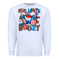 White red white boozy Premium Sweatshirt - AdoDesignShop