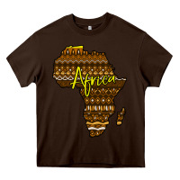 Chocolate Brown Africa Heavy Core Tee - Bettercallsaul