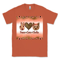 Copper peace love yorkie Classic Tee - Jasminsmagicworld