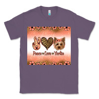 Lavender peace love yorkie Classic Tee - Jasminsmagicworld
