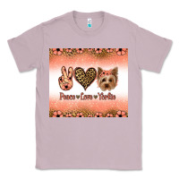 Lilac peace love yorkie Classic Tee - Jasminsmagicworld