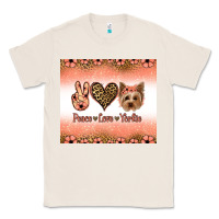 Natural peace love yorkie Classic Tee - Jasminsmagicworld