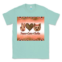 Seafoam peace love yorkie Classic Tee - Jasminsmagicworld