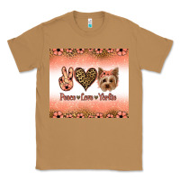 Toasted Coconut peace love yorkie Classic Tee - Jasminsmagicworld