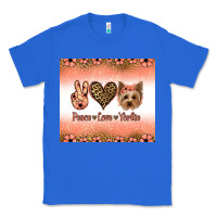True Royal peace love yorkie Classic Tee - Jasminsmagicworld