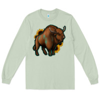 Matcha Western  Bison Long Sleeve Tee - Jasminsmagicworld