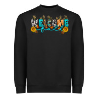 Black Welcome fall Heavyweight Sweatshirt - Artiststas
