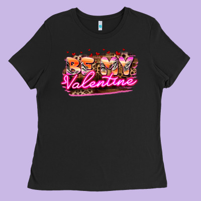 Be My Valentine Ladies Tee Designed By Howdyjamesfarm