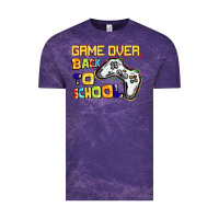 Cloud Purple game over back to school Vintage Tee - CowGirlArtShop