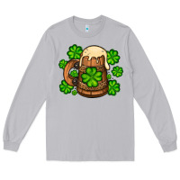 Moon Dust St. Patrick's Beer and shamrock Long Sleeve Tee - OliviaCreatesArt