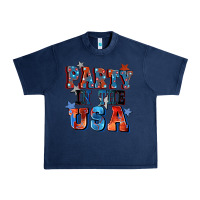 Navy Party in the usa 4th of july Urban Heavy Tee - CowGirlArtShop
