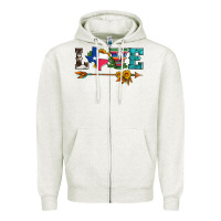 Oatmeal Heather love texas serape cowhide cactus and sunflowers Zipper Hoodie - Artiststas