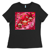 Black gnomies with food elements tumbler hjf Ladies Tee - HowdyJamesFarm