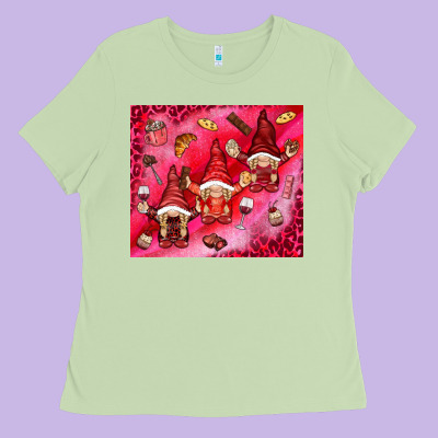 Gnomies With Food Elements Tumbler Hjf Ladies Tee Designed By Howdyjamesfarm