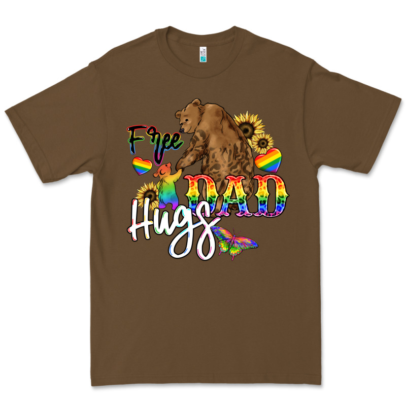 Free Dad Hugs Premium Tee by NancyCooperArtShop | Teevron