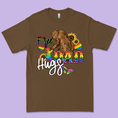 Free Dad Hugs Premium Tee Designed By Nancycooperartshop